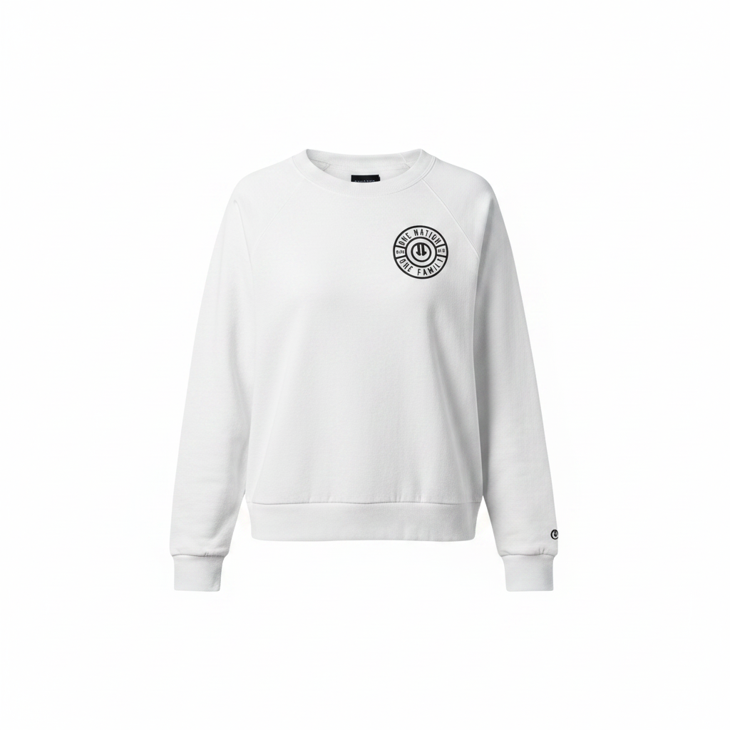 Comfy Crewneck op witte achtergrond
